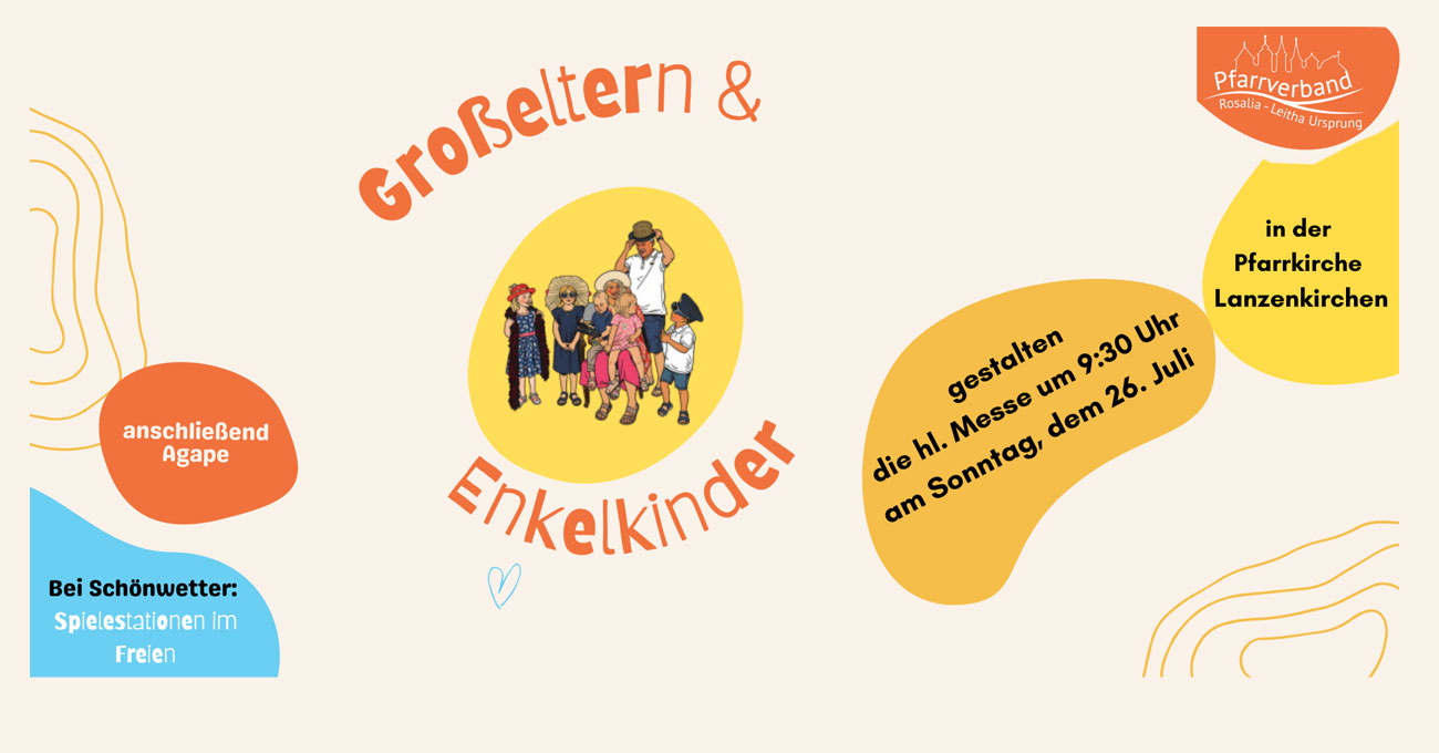 Großeltern & Enkelkinder am Sonntag, dem 26. Juli 2026